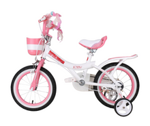 Load image into Gallery viewer, RoyalBaby Girls Kids Bike 16" White for 4-7 Years Old Jenny Girls Bike