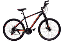 Load image into Gallery viewer, Fusion Rift Steel MTB 26"/27.5"-Matte Black/Red