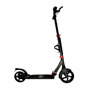 Chaser X1 Manual Kick Scooter-Black/Red