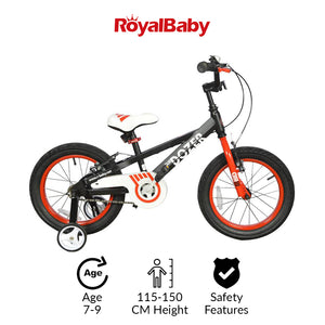 RoyalBaby Bulldozer Fat Bike 18"-Black