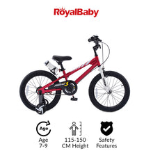 Load image into Gallery viewer, RoyalBaby Kids Bike 18" Red for 6-9 Years Old BMX Freestyle