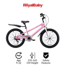 Load image into Gallery viewer, RoyalBaby Kids Bike 20&quot; Pink for 8-12 Years Old BMX Freestyle