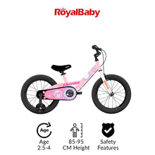 Load image into Gallery viewer, RoyalBaby Chipmunk Kids Bike 12" Pink for 2-5 Years Old Chipmunk Submarine Bike