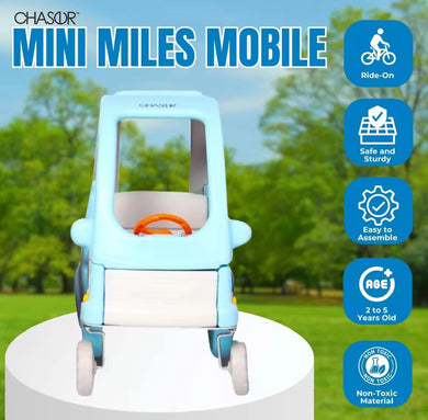 Chaser Mini Miles Mobile Ride-on for Girls Boys for Kids and Toddlers (EJK84) Collection-Blue/White