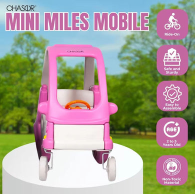 Chaser Mini Miles Mobile Ride-on for Girls Boys for Kids and Toddlers (EJK84) Collection-Cream/Pink