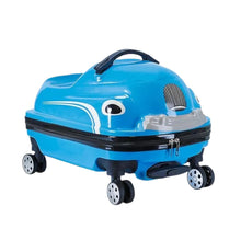 Load image into Gallery viewer, Chaser Bumble Trolley Luggage Kids Travel Bags Luggage With Spinner Wheels in Blue