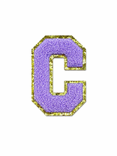 Load image into Gallery viewer, Alphabet Patch Embroidered Personalize A-Z for Boombox Luggage Ride-on Travel Luggage