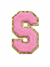 Load image into Gallery viewer, Alphabet Patch Embroidered Personalize A-Z for Boombox Luggage Ride-on Travel Luggage