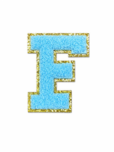 Load image into Gallery viewer, Alphabet Patch Embroidered Personalize A-Z for Boombox Luggage Ride-on Travel Luggage