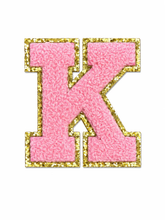 Load image into Gallery viewer, Alphabet Patch Embroidered Personalize A-Z for Boombox Luggage Ride-on Travel Luggage