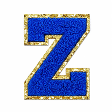Load image into Gallery viewer, Alphabet Patch Embroidered Personalize A-Z for Boombox Luggage Ride-on Travel Luggage