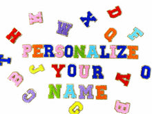 Load image into Gallery viewer, Alphabet Patch Embroidered Personalize A-Z for Boombox Luggage Ride-on Travel Luggage