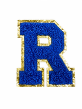 Load image into Gallery viewer, Alphabet Patch Embroidered Personalize A-Z for Boombox Luggage Ride-on Travel Luggage