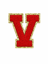 Load image into Gallery viewer, Alphabet Patch Embroidered Personalize A-Z for Boombox Luggage Ride-on Travel Luggage