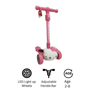 Sanrio Hello Kitty x Chaser Kids Scooter for Girls Folding in Pink (HY-01A)