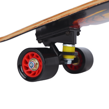 Load image into Gallery viewer, Chaser 28&quot; Wooden Maple Skateboard (E076) -Flaming Skull