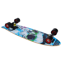 Load image into Gallery viewer, Chaser 28&quot; Wooden Maple Skateboard (E076) -Skull on Shades