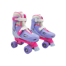 Load image into Gallery viewer, Squad Skates Rave Adjustable Quad Skates for Kids (S/EU31-EU34 to L/EU39-EU42)-Berry Pop