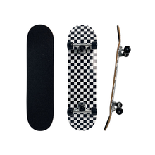 Load image into Gallery viewer, Chaser 31" Wooden Maple Skateboard(6120)- Checkered