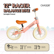 Load image into Gallery viewer, Chaser Racer Balance Bike 12" Curve Frame Balance Bike (EJK-07) in Pink