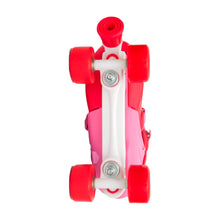 Load image into Gallery viewer, Squad Skates x Hello Kitty Rave Quad Adjustable Skate for Kids (S/M/L) EU31 to EU42 -Red/Pink