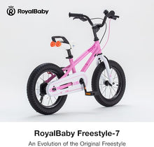 Load image into Gallery viewer, RoyalBaby Freestyle 7.0 Kids Bike 18&quot; for 6-9 Years Old (18B-GP) in Pink