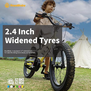RoyalBaby Freestyle 7.0 Kids Bike 16" (16B-GP) in Yellow