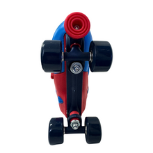 Load image into Gallery viewer, Squad Skates x Superman DC Adjustable Roller Skates for Kids Quad Skates (S/M/L) EU31 to EU42 Blue/Red