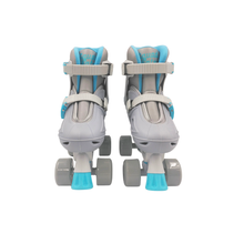 Load image into Gallery viewer, Squad Skates Rave Adjustable Quad Skates for Kids (S/EU31-EU34 to L/EU39-EU42)- Glacier Blue