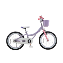 Load image into Gallery viewer, RoyalBaby Girls Kids Bike 18" for 6-9 Years Jenny Girls Bike With Training Wheels (18G-4A) Purple