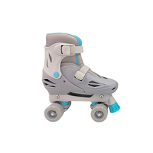 Load image into Gallery viewer, Squad Skates Rave Adjustable Quad Skates for Kids (S/EU31-EU34 to L/EU39-EU42)- Glacier Blue