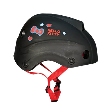 Chaser Sanrio Hello Kitty Pro Active Roller Skates Scooter Bike Helmet for Teens Adult (GX-K9L) in Black