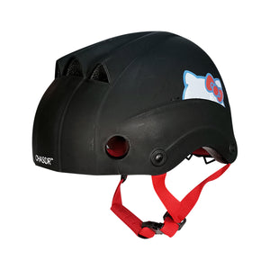 Chaser Sanrio Hello Kitty Pro Active Roller Skates Scooter Bike Helmet for Teens Adult (GX-K9L) in Black