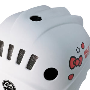 Chaser Sanrio Hello Kitty Pro Active Roller Skates Scooter Bike Helmet for Teens Adult (GX-K9L) in White