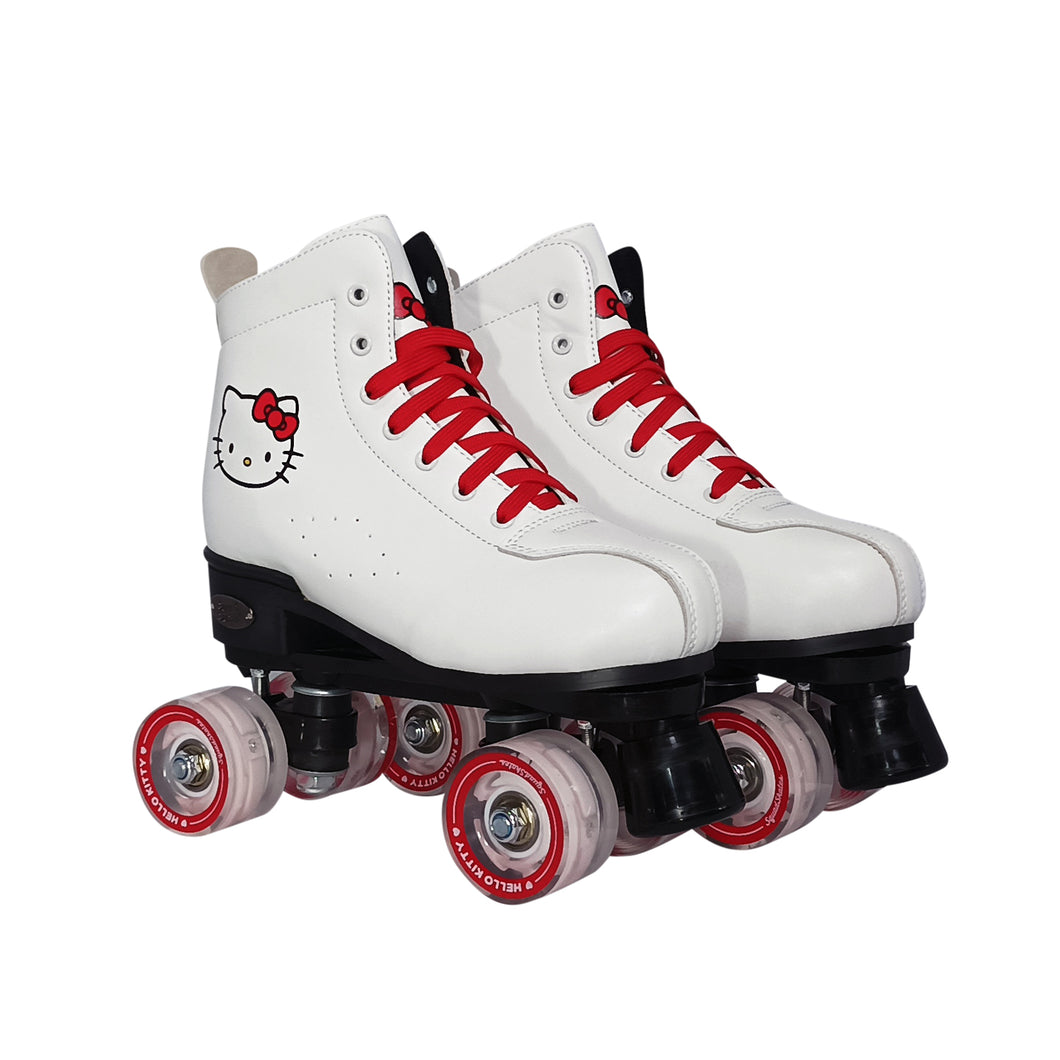 Squad Skates Hello Kitty Mellow Roller Skates for Teens Adult with LED Wheels (F-675S) EU34 to EU43 -White