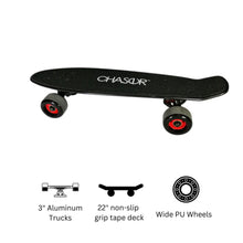 Load image into Gallery viewer, Chaser 22&quot; MT Cruiser Board-Black