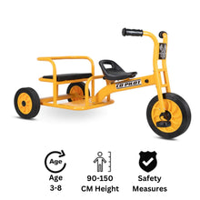 Load image into Gallery viewer, Chaser Bike with Sidecar for Kids 2 in 1 Co-Pilot Trike(E063-HQBB-5107)-Yellow
