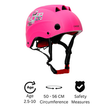 Load image into Gallery viewer, Chaser Kids Active Skate Scooter Bike Helmet-Pink