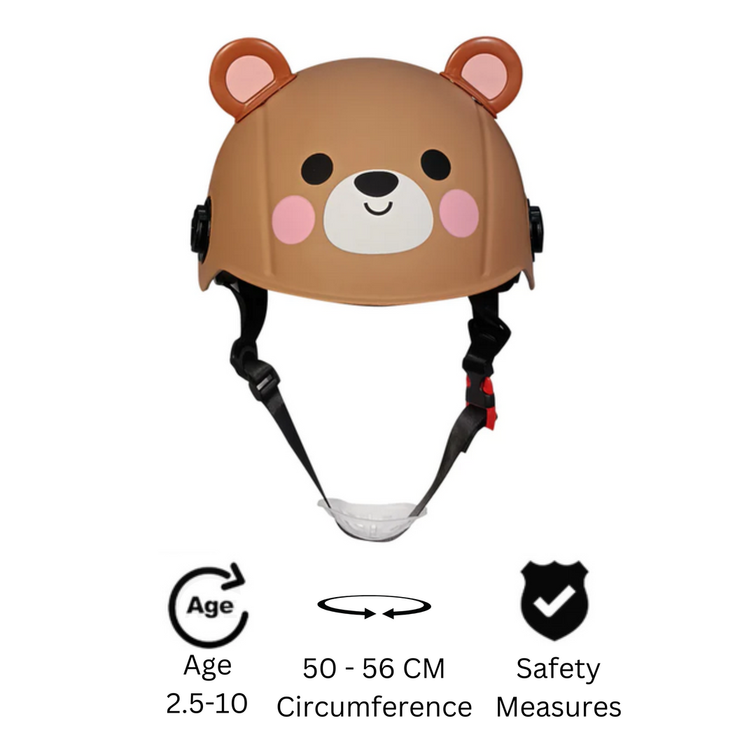 Chaser Kids Huggies Helmet  for Skate Scooter Bike Helmet for Kids Collection (E284) in Bear