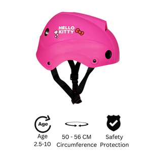 Chaser Sanrio Hello Kitty Kids Active Helmet for Skate Scooter Bike Helmet for Kids (GX-K9) in Pink