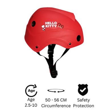 Chaser Sanrio Hello Kitty Kids Active Helmet for Skate Scooter Bike Helmet for Kids (GX-K9) in Red