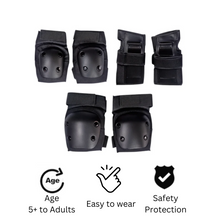 Load image into Gallery viewer, Chaser Skate Protective Set Knee Elbow and Wrist Pads Sports Protective Gear Set(E028) Small to Large