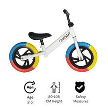 Load image into Gallery viewer, Chaser Wheelies Balance Bike for Kids Balancer Bike for Kids in White