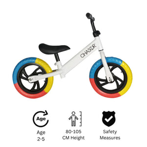 Chaser Wheelies Balance Bike for Kids Balancer Bike for Kids in White