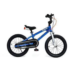 RoyalBaby Freestyle 7.0 Kids Bike 12" for 2-5 Years Old(12B-GP) in Blue