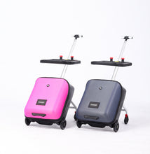 Load image into Gallery viewer, Chaser Boombox Ride on Luggage with Seat (EJK-03) in Pink