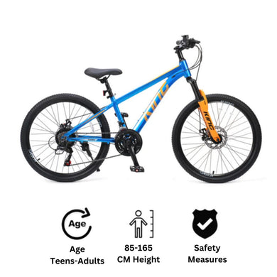 RoyalBaby King 24'' Kids Bike (24-29) -BLUE