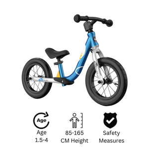 RoyalBaby Knight Balance Bike 12'' Kids Bike (RR-B6A)-Blue