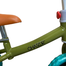 Load image into Gallery viewer, Chaser Racer Balance Bike 12" Curve Frame Balance Bike (EJK-07) in Army Green