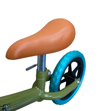 Load image into Gallery viewer, Chaser Racer Balance Bike 12" Curve Frame Balance Bike (EJK-07) in Army Green